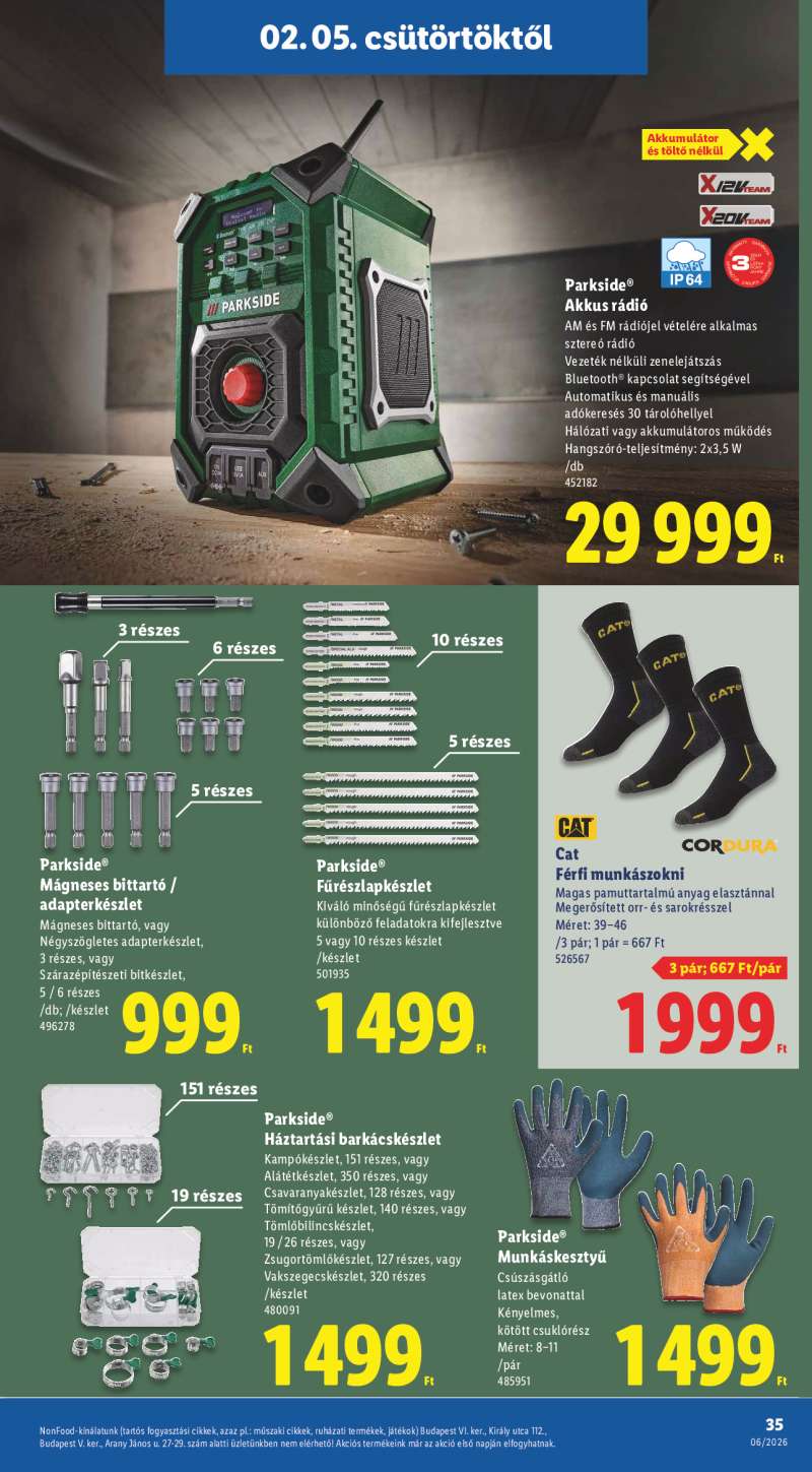 Lidl Érvényes 02.05-től 35 oldal