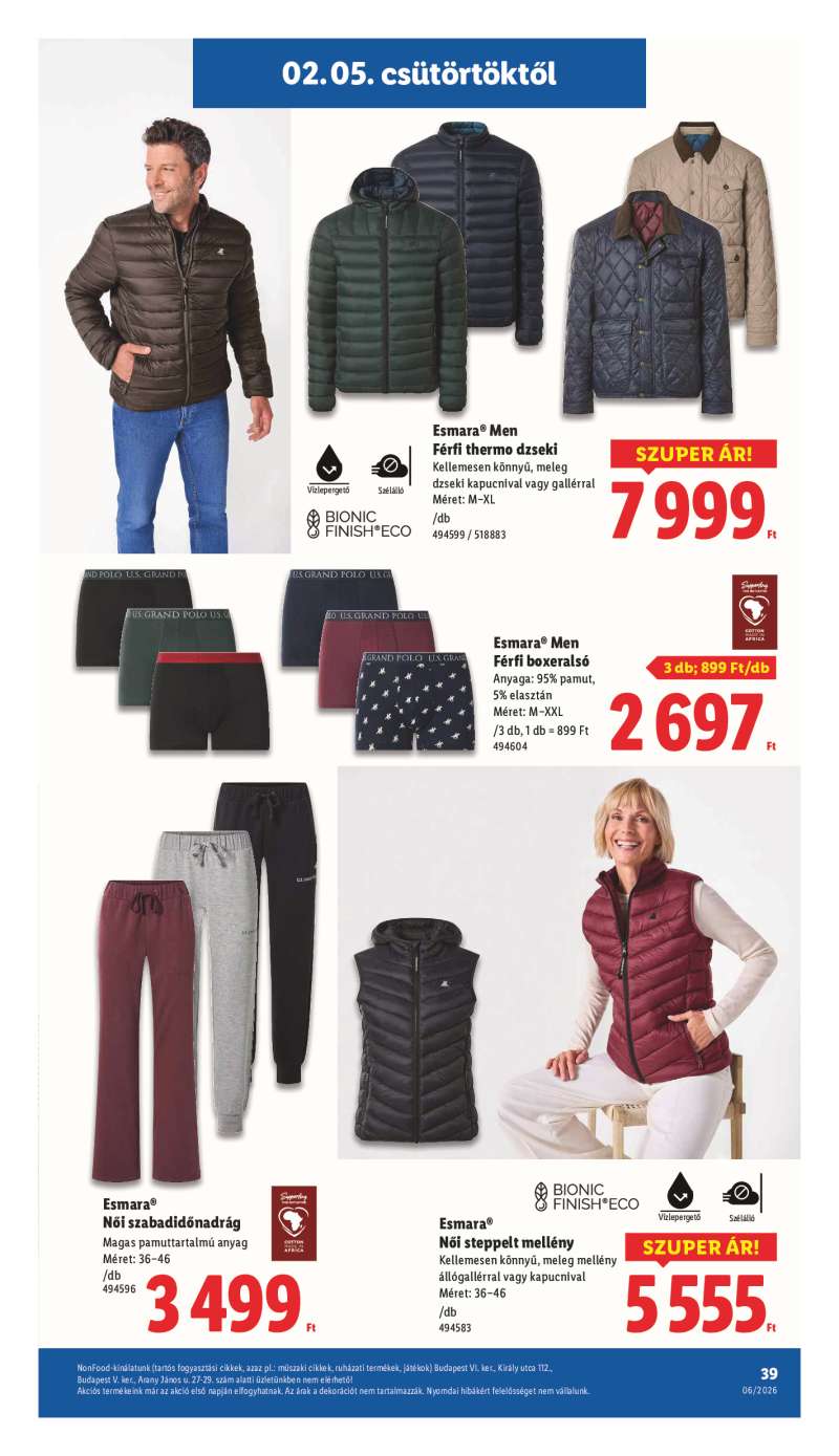 Lidl Érvényes 02.05-től 39 oldal