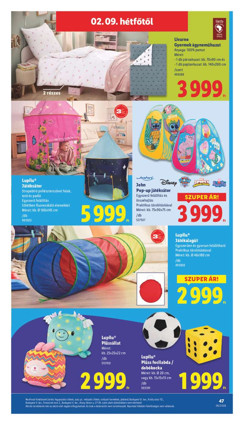 Lidl Érvényes 02.05-től 47 oldal