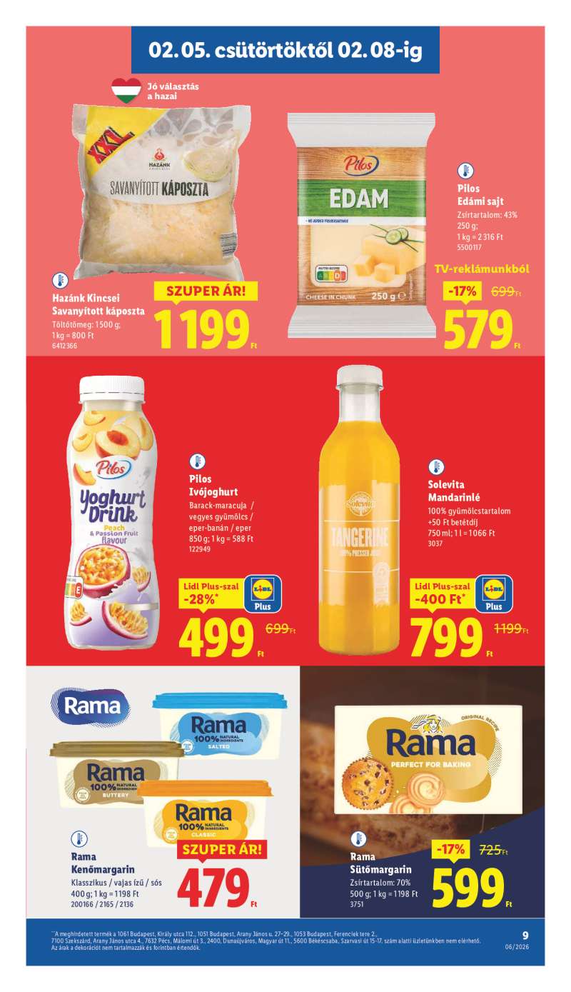 Lidl Érvényes 02.05-től 9 oldal