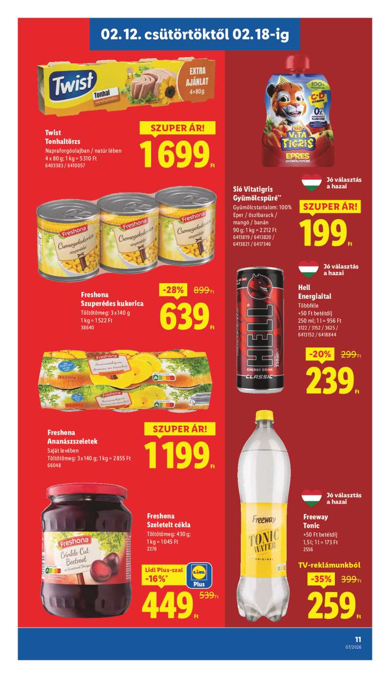 Lidl Érvényes 02.12-től 11 oldal