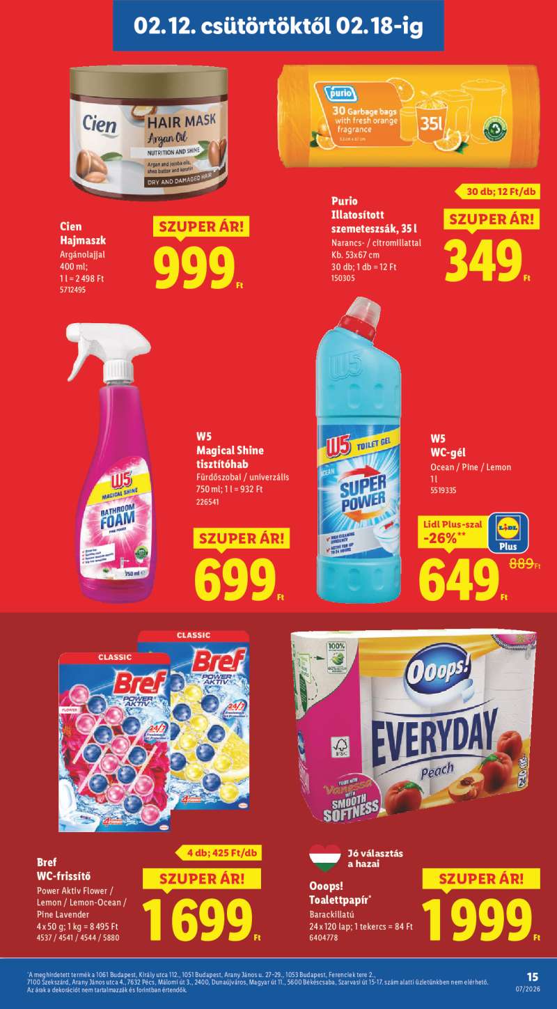 Lidl Érvényes 02.12-től 15 oldal