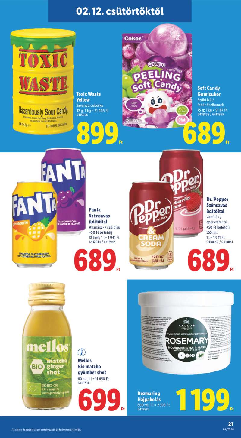 Lidl Érvényes 02.12-től 21 oldal