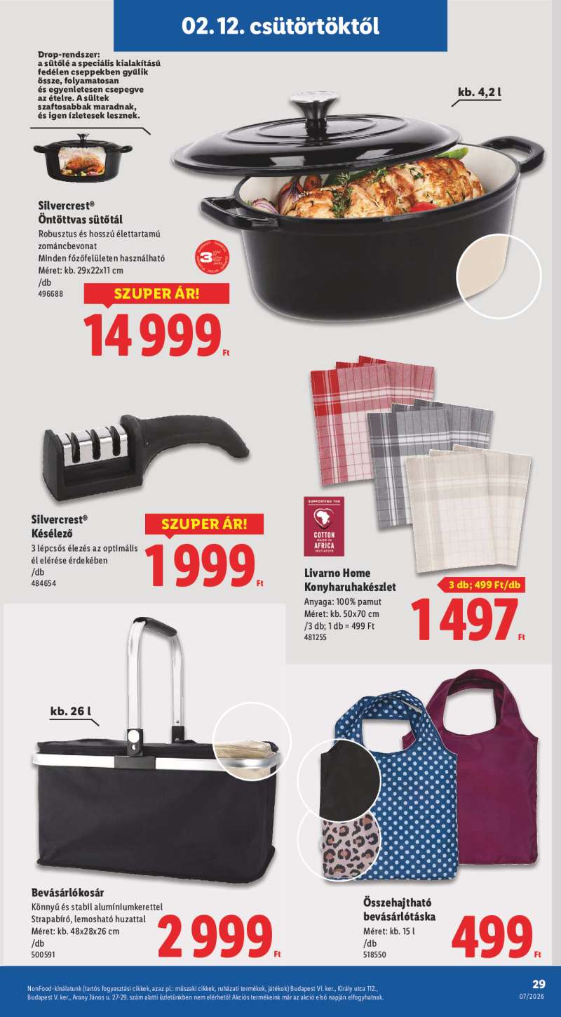 Lidl Érvényes 02.12-től 29 oldal