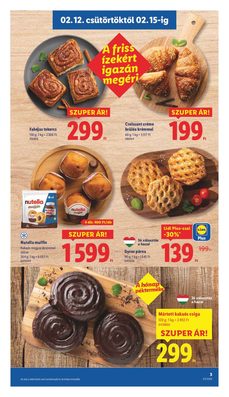 Lidl Érvényes 02.12-től 3 oldal