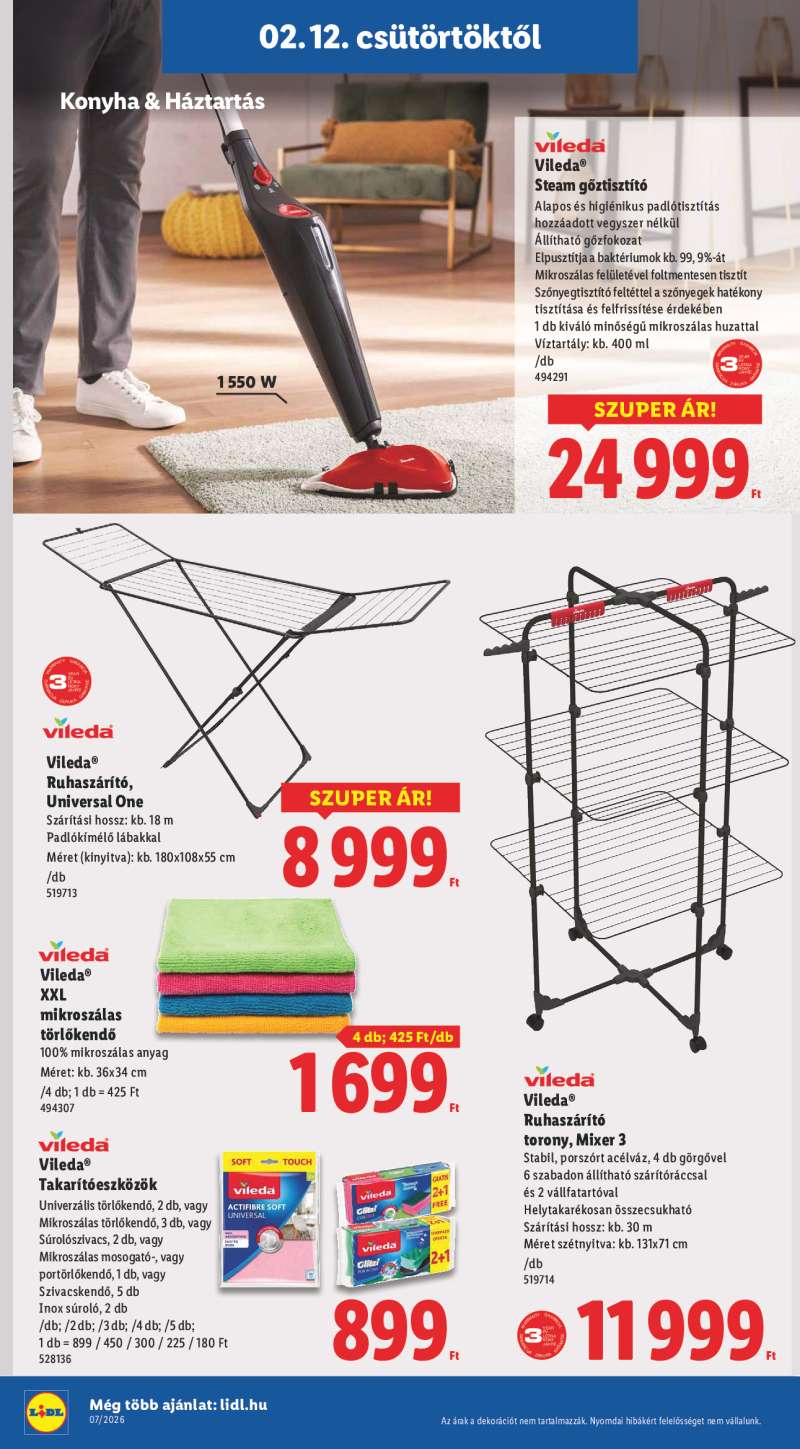 Lidl Érvényes 02.12-től 32 oldal