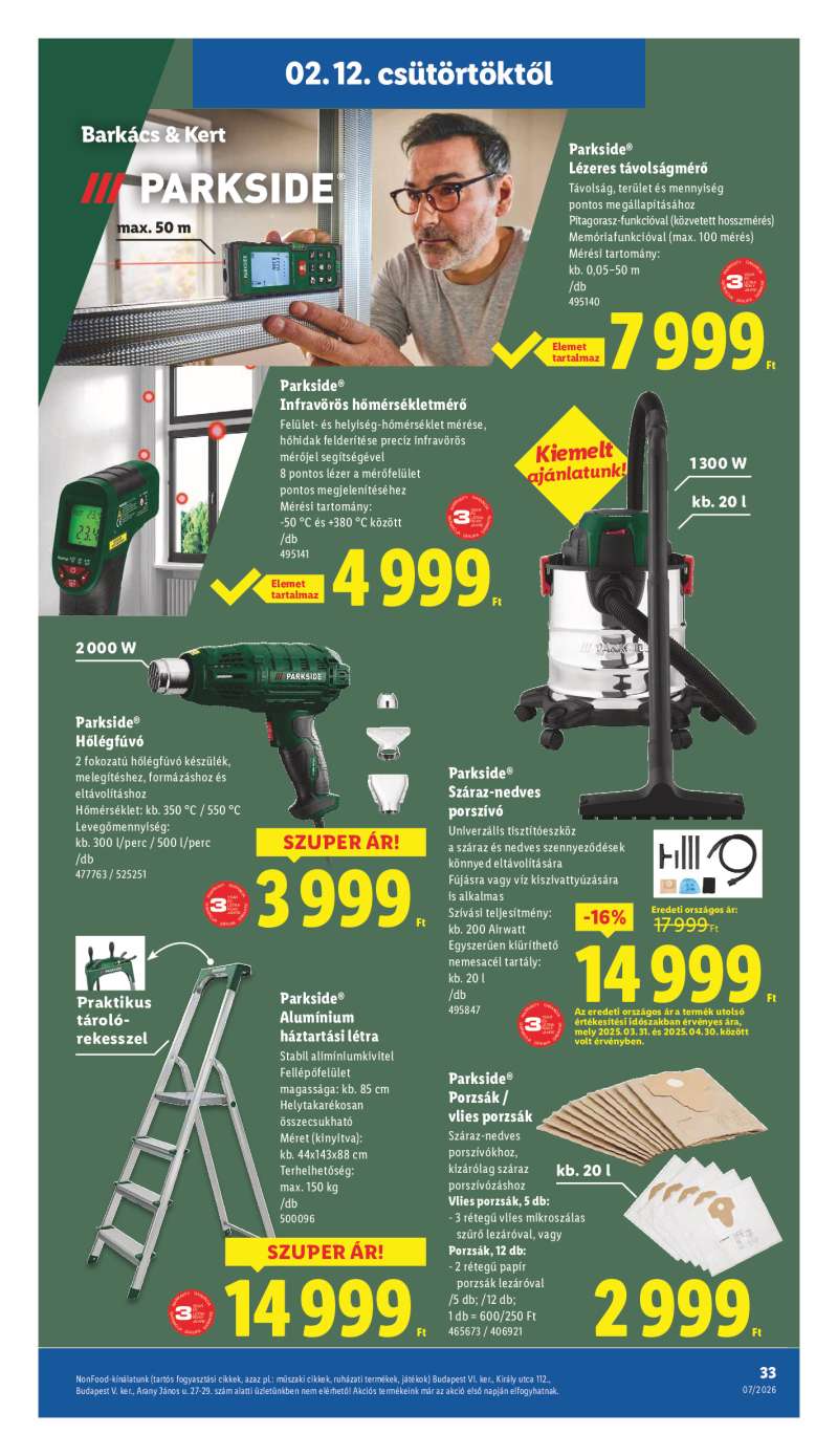 Lidl Érvényes 02.12-től 33 oldal