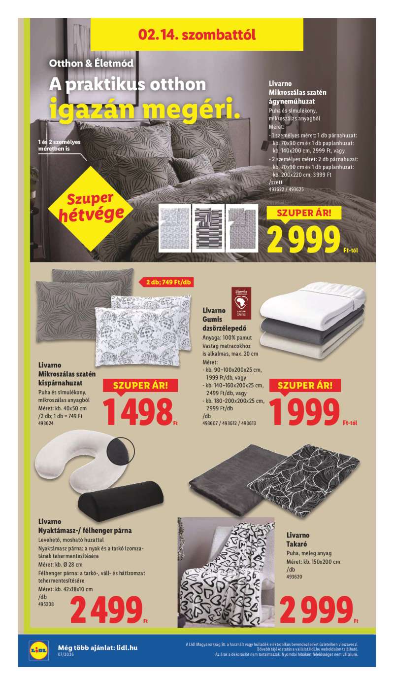 Lidl Érvényes 02.12-től 38 oldal