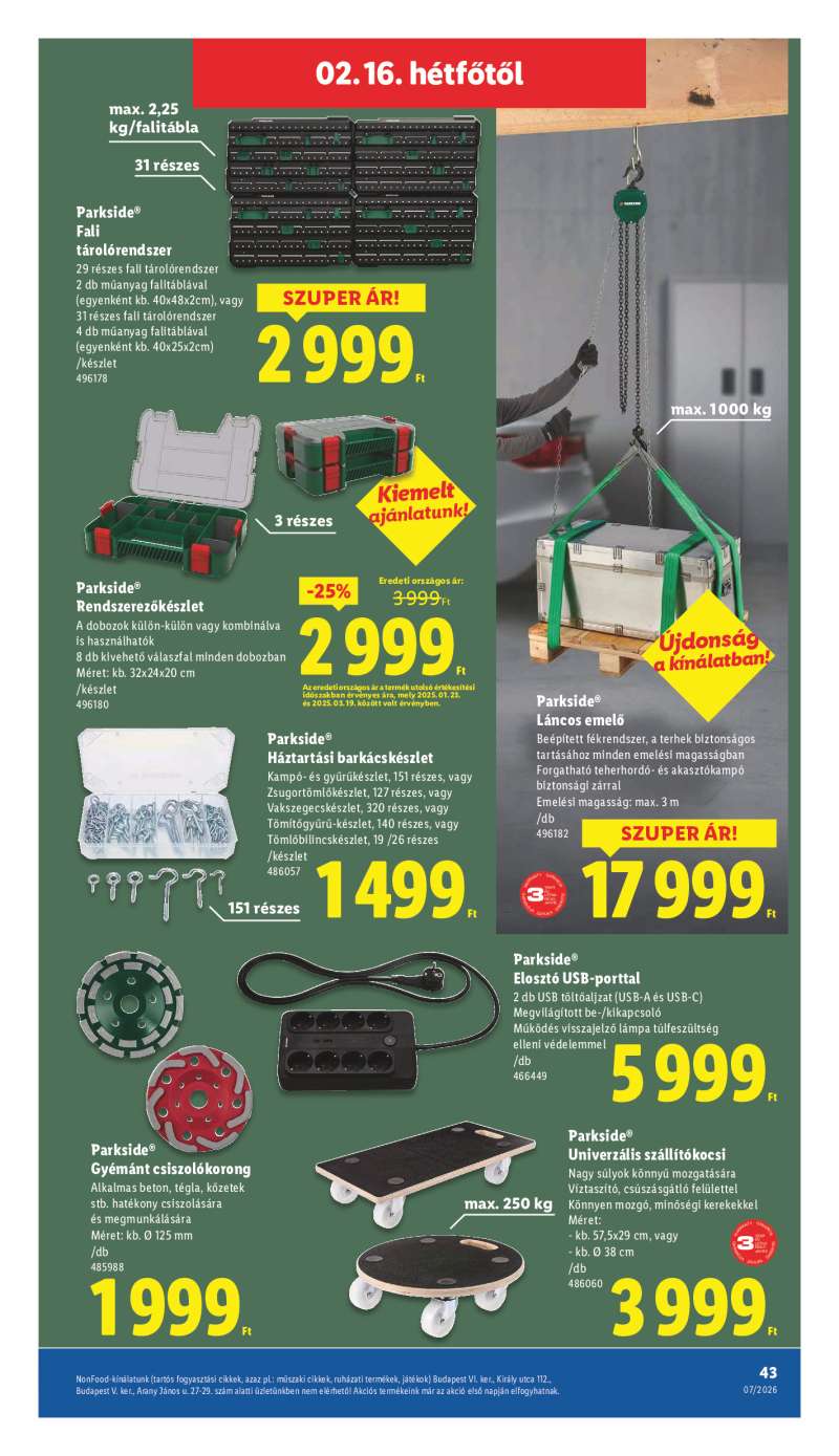 Lidl Érvényes 02.12-től 43 oldal