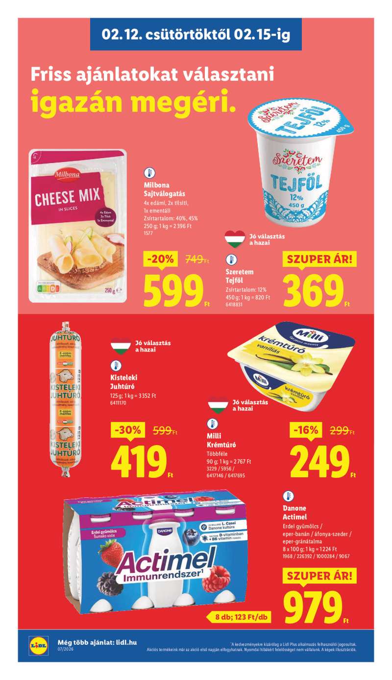 Lidl Érvényes 02.12-től 8 oldal