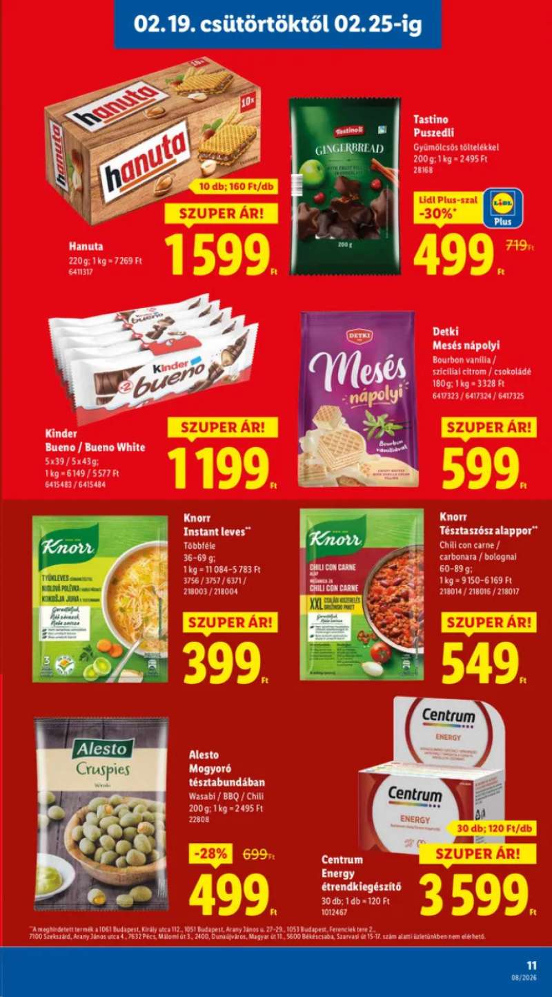 Lidl Akciós Újság 11 oldal