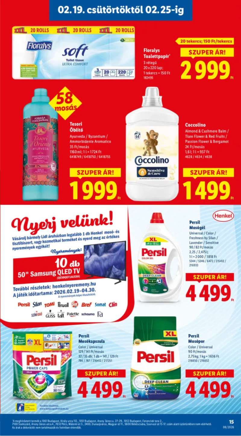 Lidl Akciós Újság 15 oldal