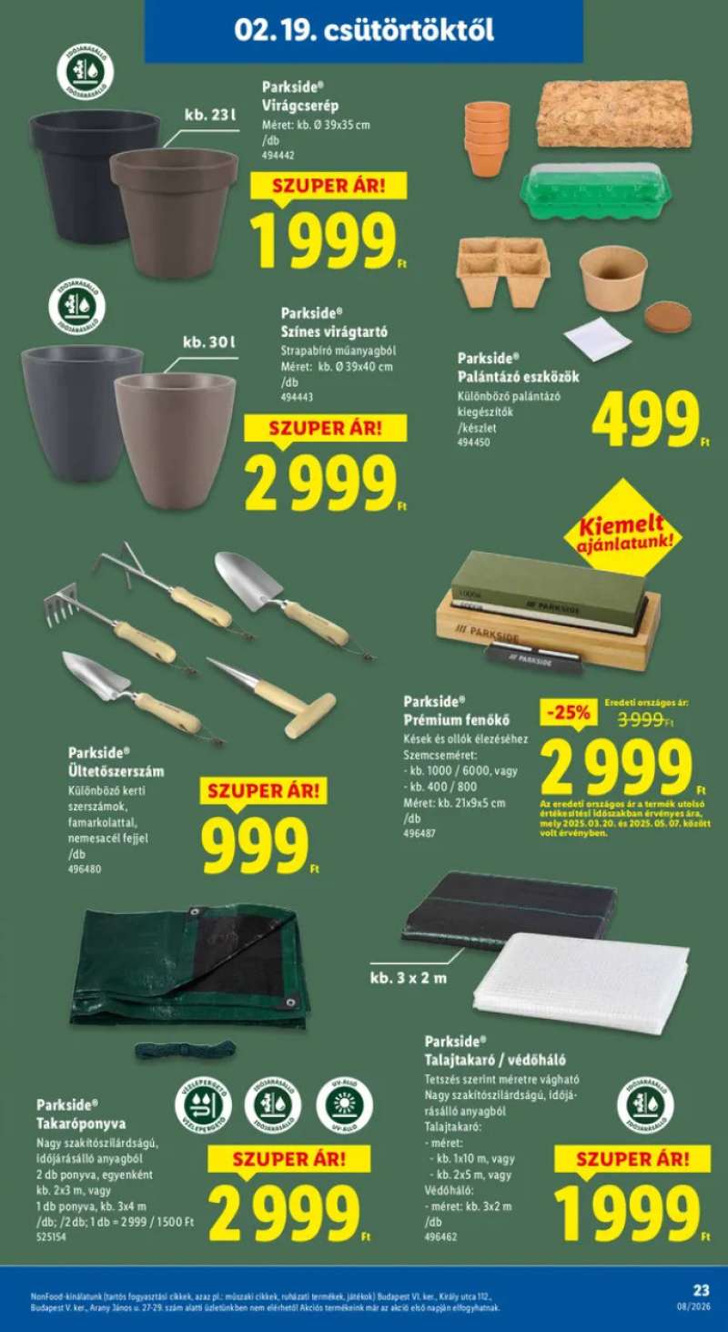 Lidl Akciós Újság 23 oldal