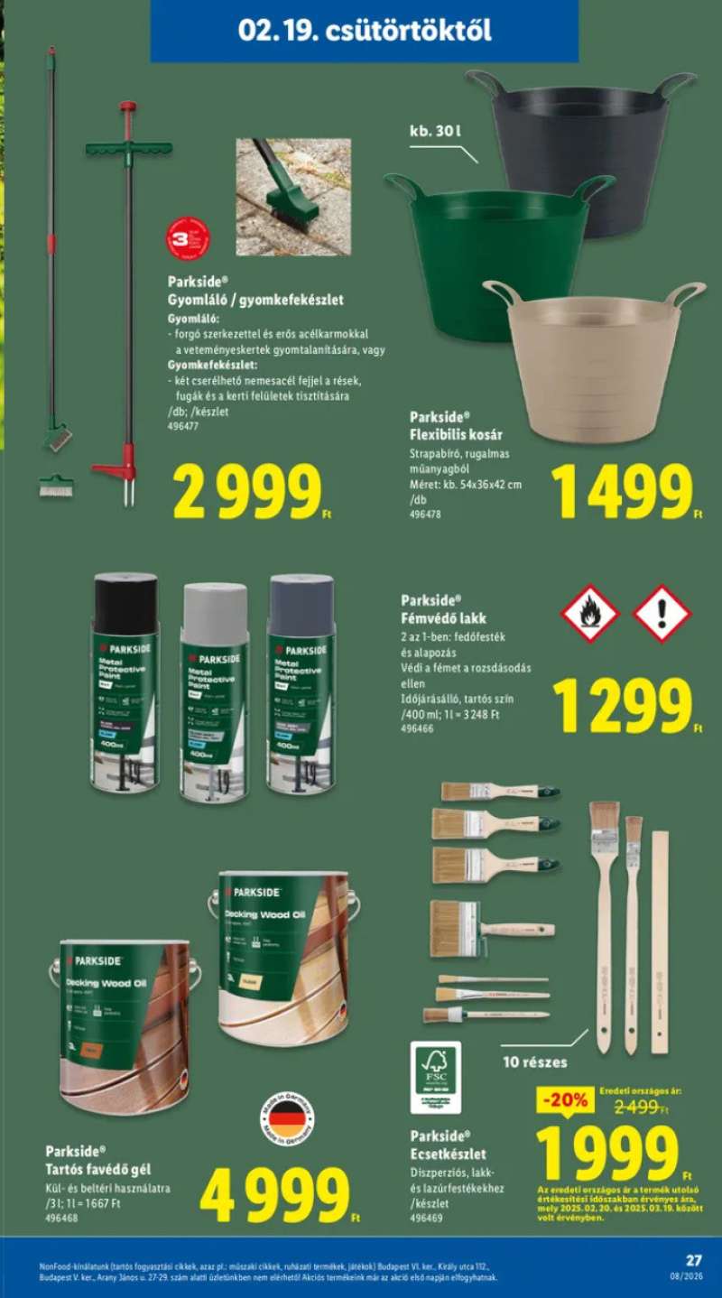 Lidl Akciós Újság 27 oldal