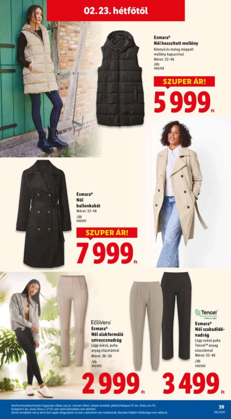 Lidl Akciós Újság 39 oldal