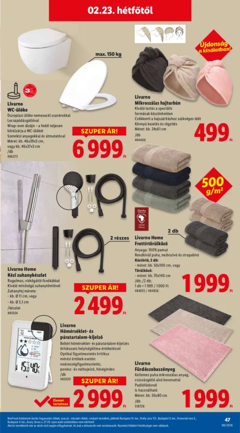 Lidl Akciós Újság 47 oldal