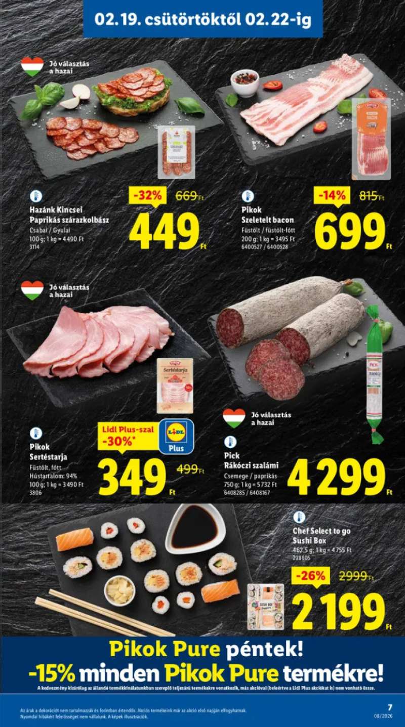 Lidl Akciós Újság 7 oldal