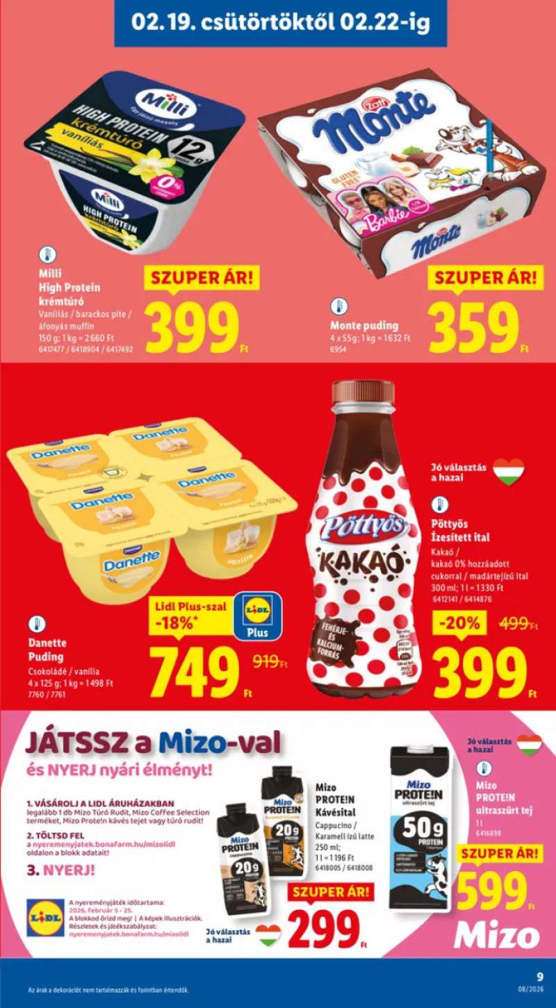 Lidl Akciós Újság 9 oldal