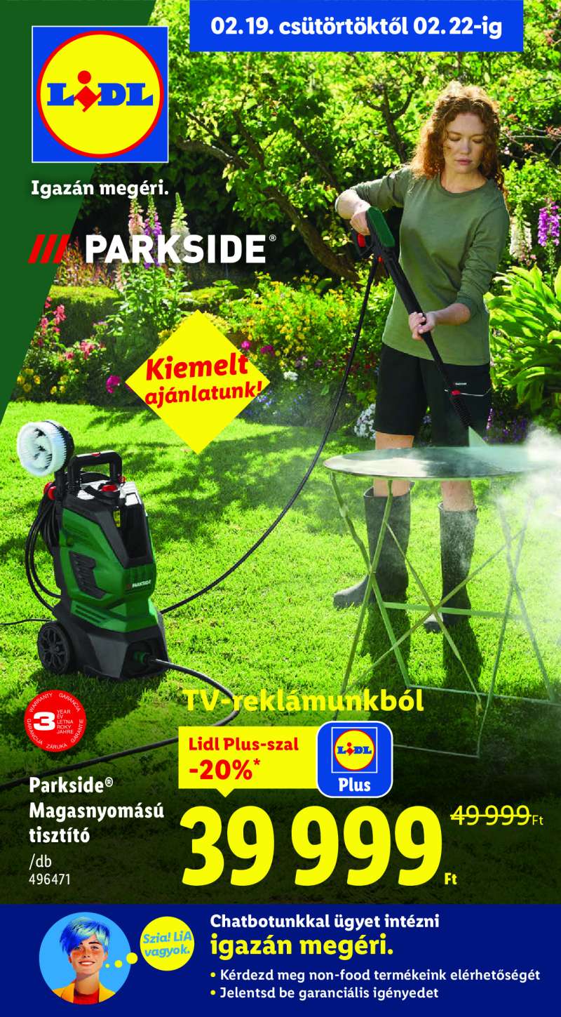 Lidl Érvényes 02.19-től 1 oldal