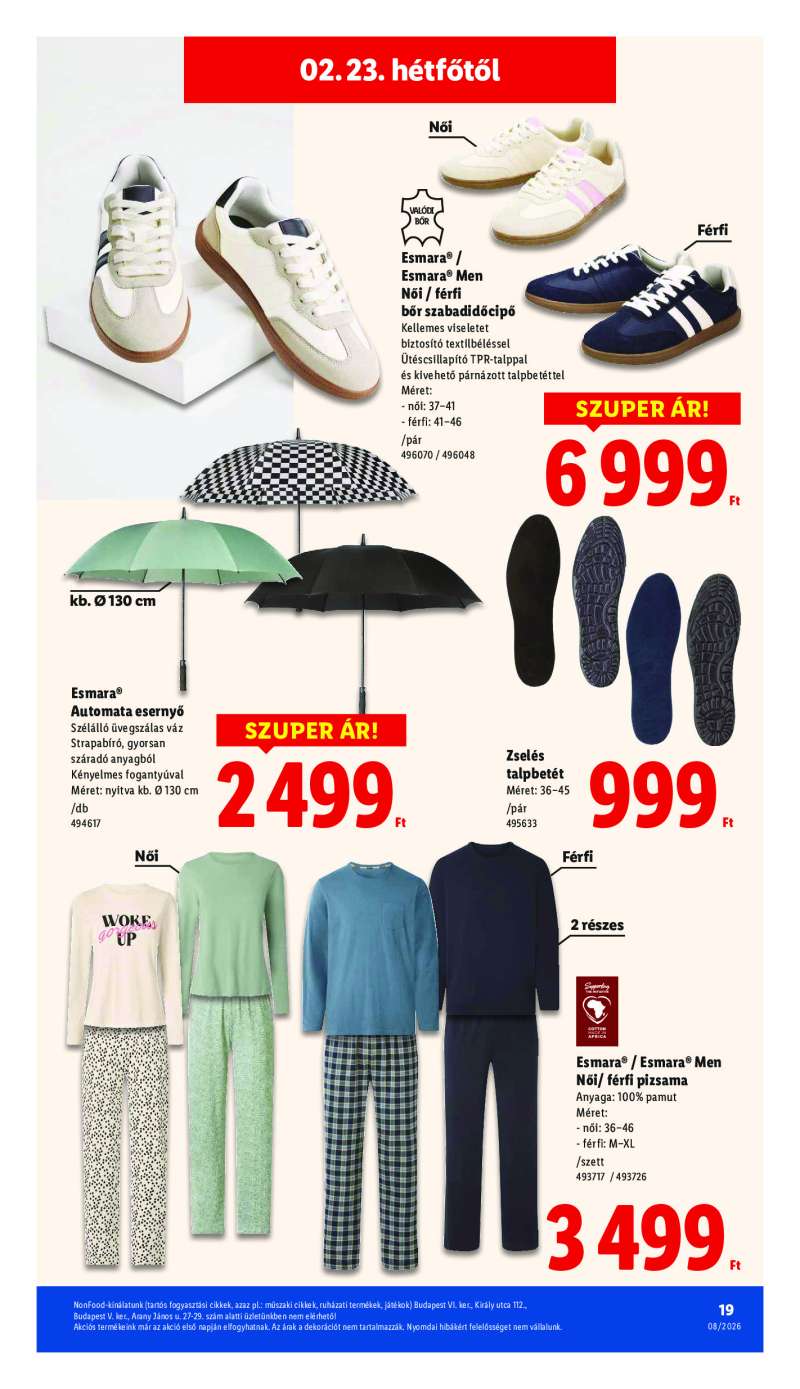 Lidl Érvényes 02.19-től 19 oldal