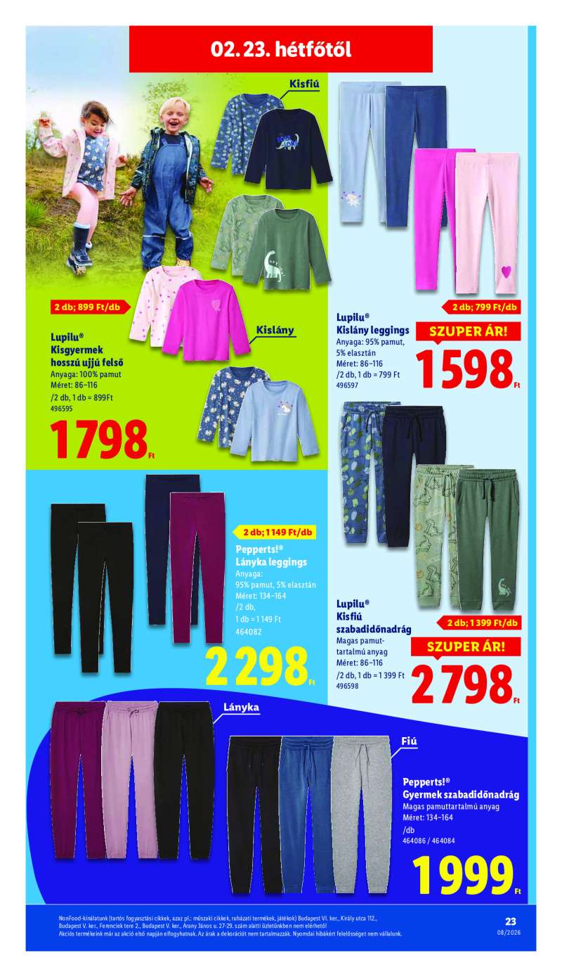 Lidl Érvényes 02.19-től 23 oldal