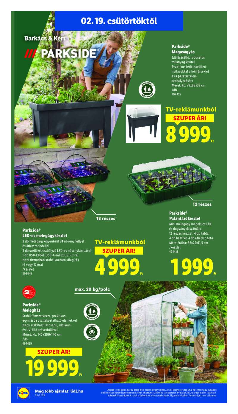 Lidl Érvényes 02.19-től 4 oldal