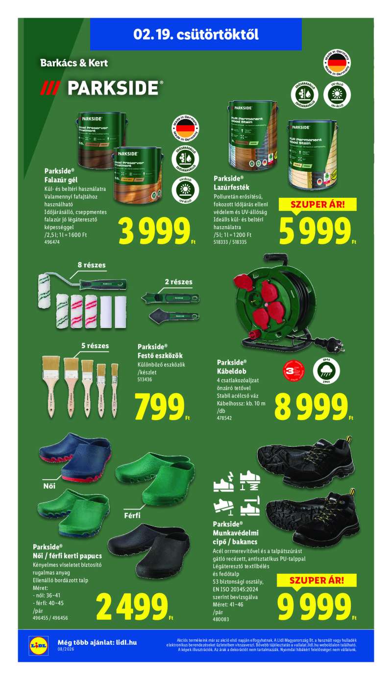 Lidl Érvényes 02.19-től 6 oldal