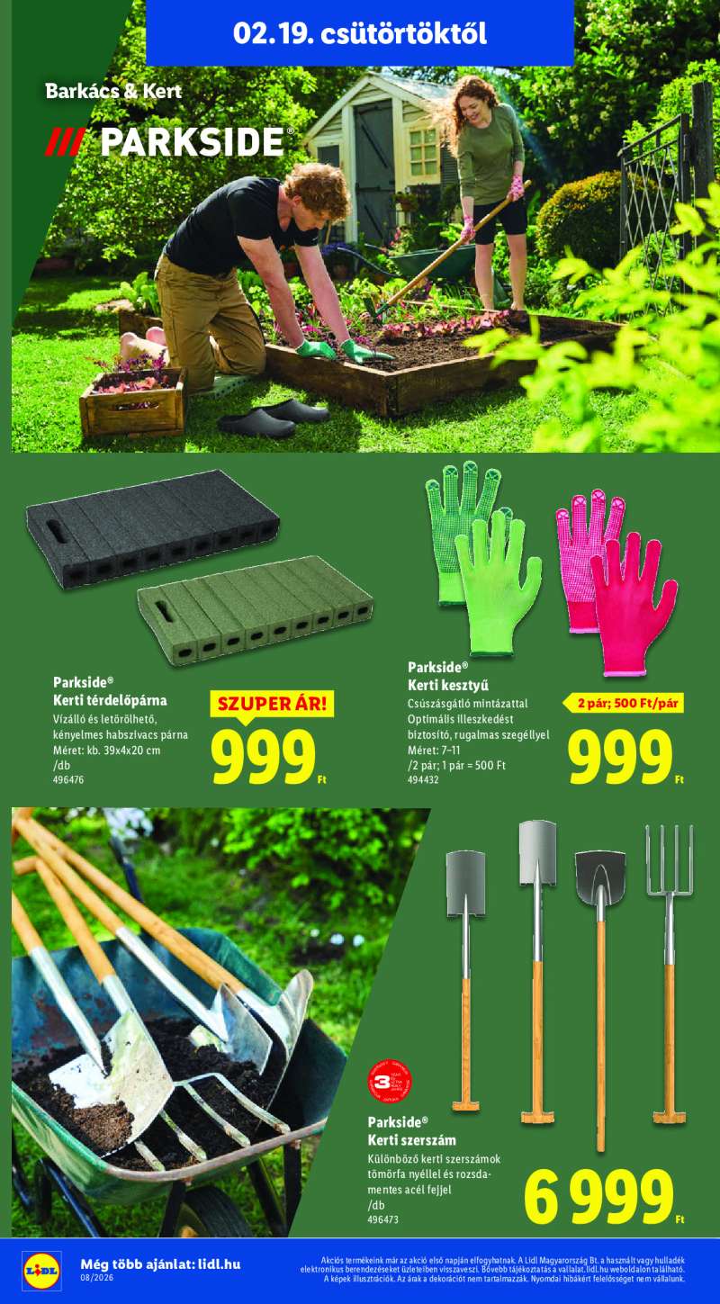 Lidl Érvényes 02.19-től 8 oldal