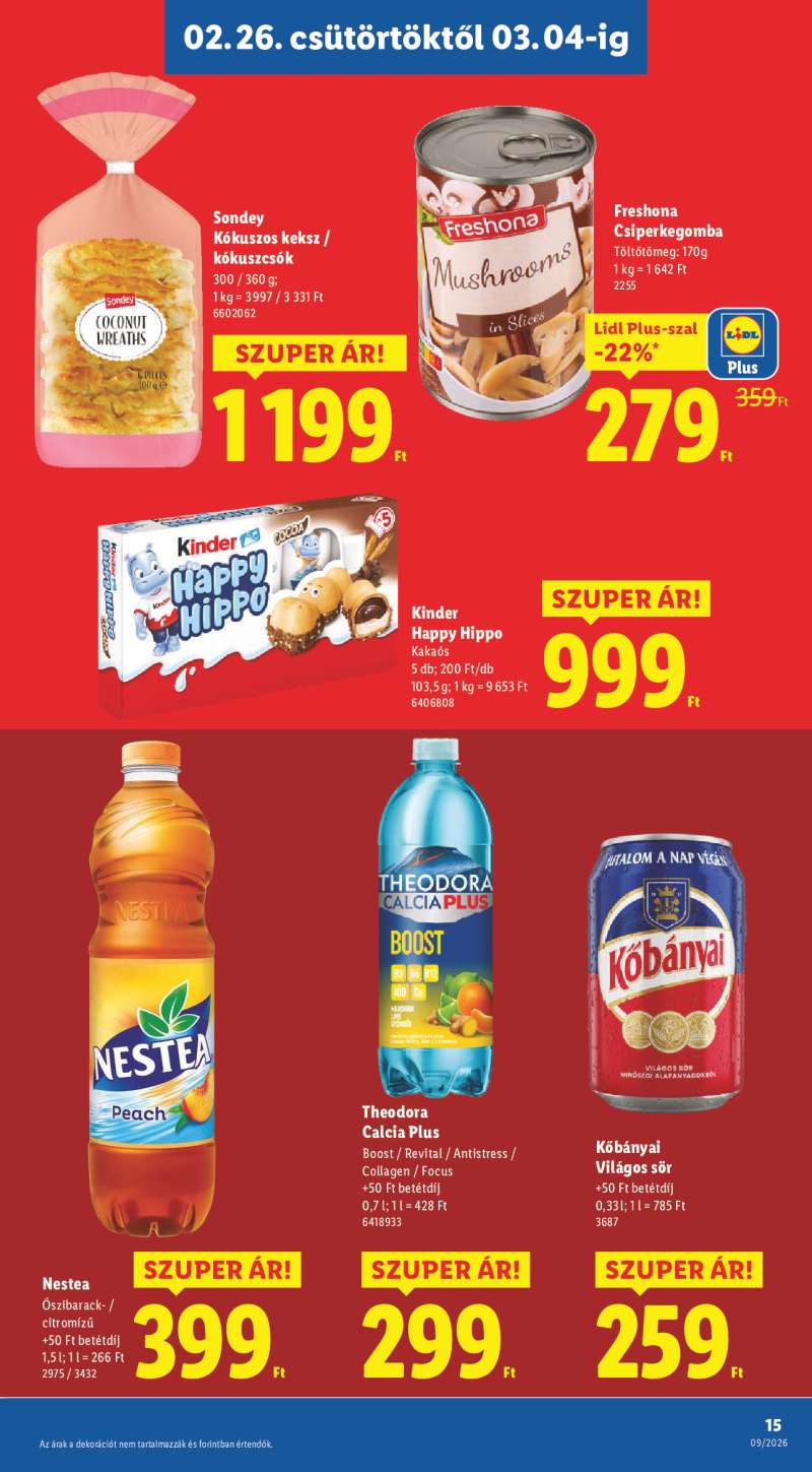 Lidl Akciós Újság 15 oldal