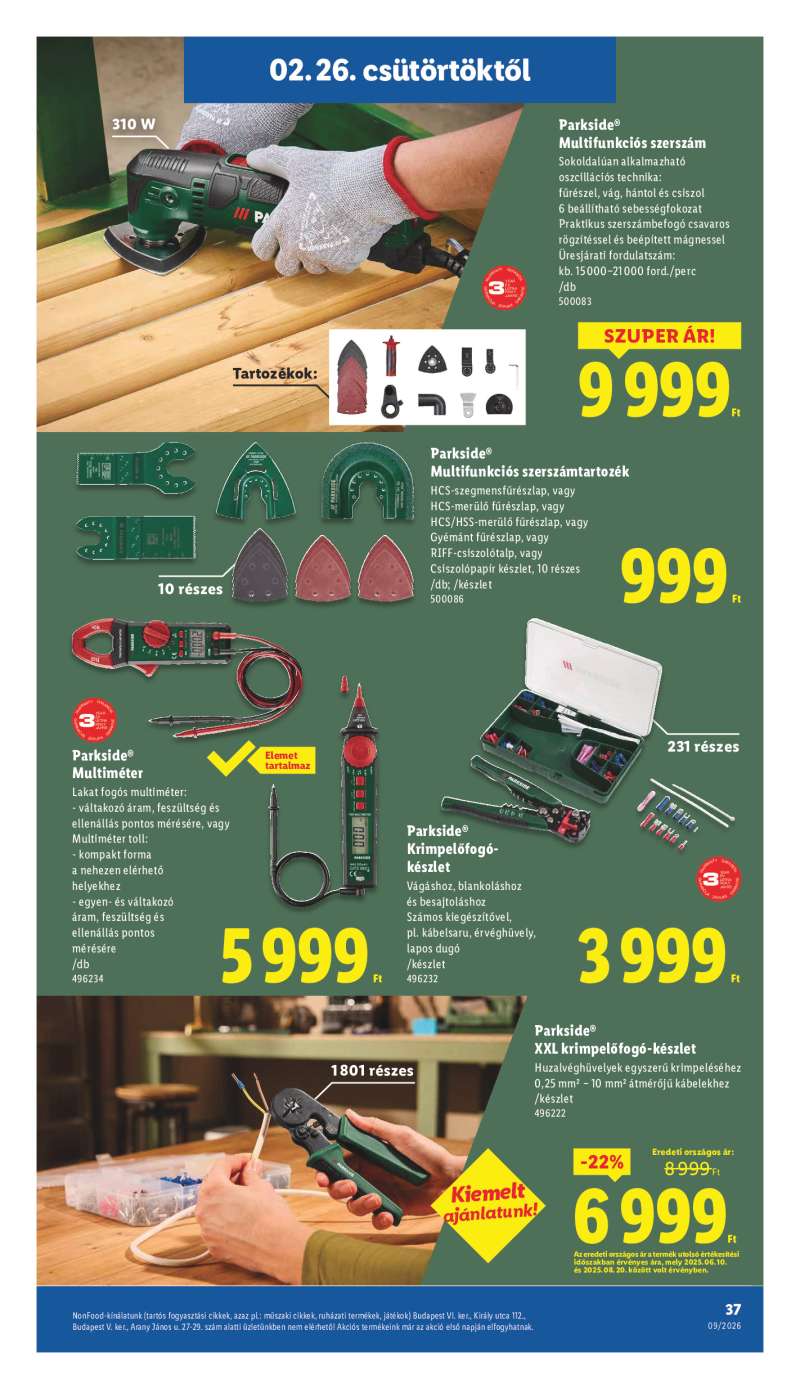 Lidl Akciós Újság 37 oldal