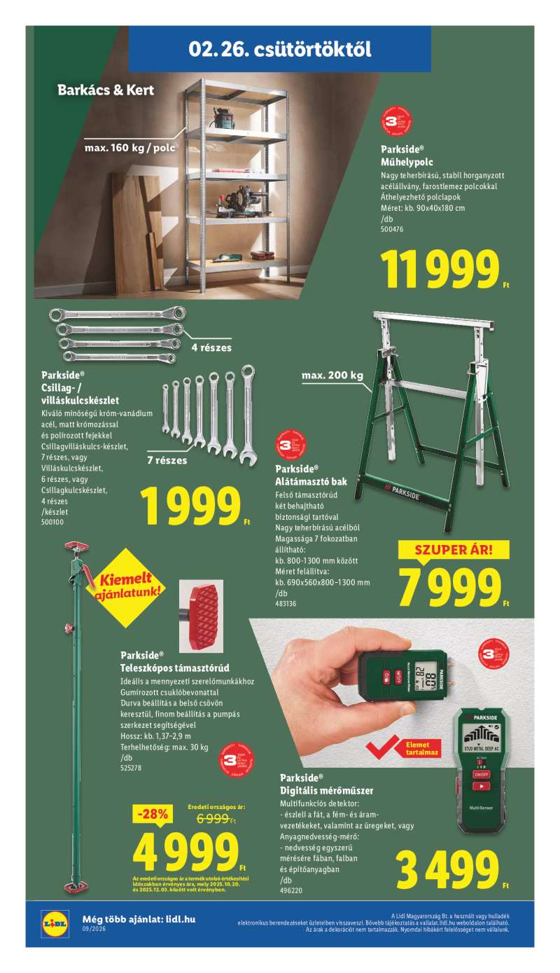 Lidl Akciós Újság 38 oldal