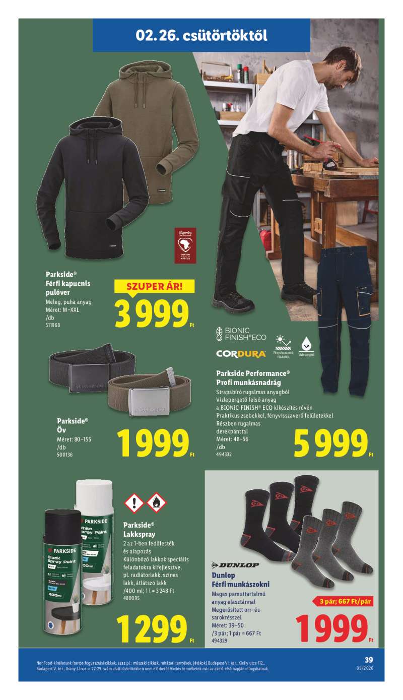 Lidl Akciós Újság 39 oldal