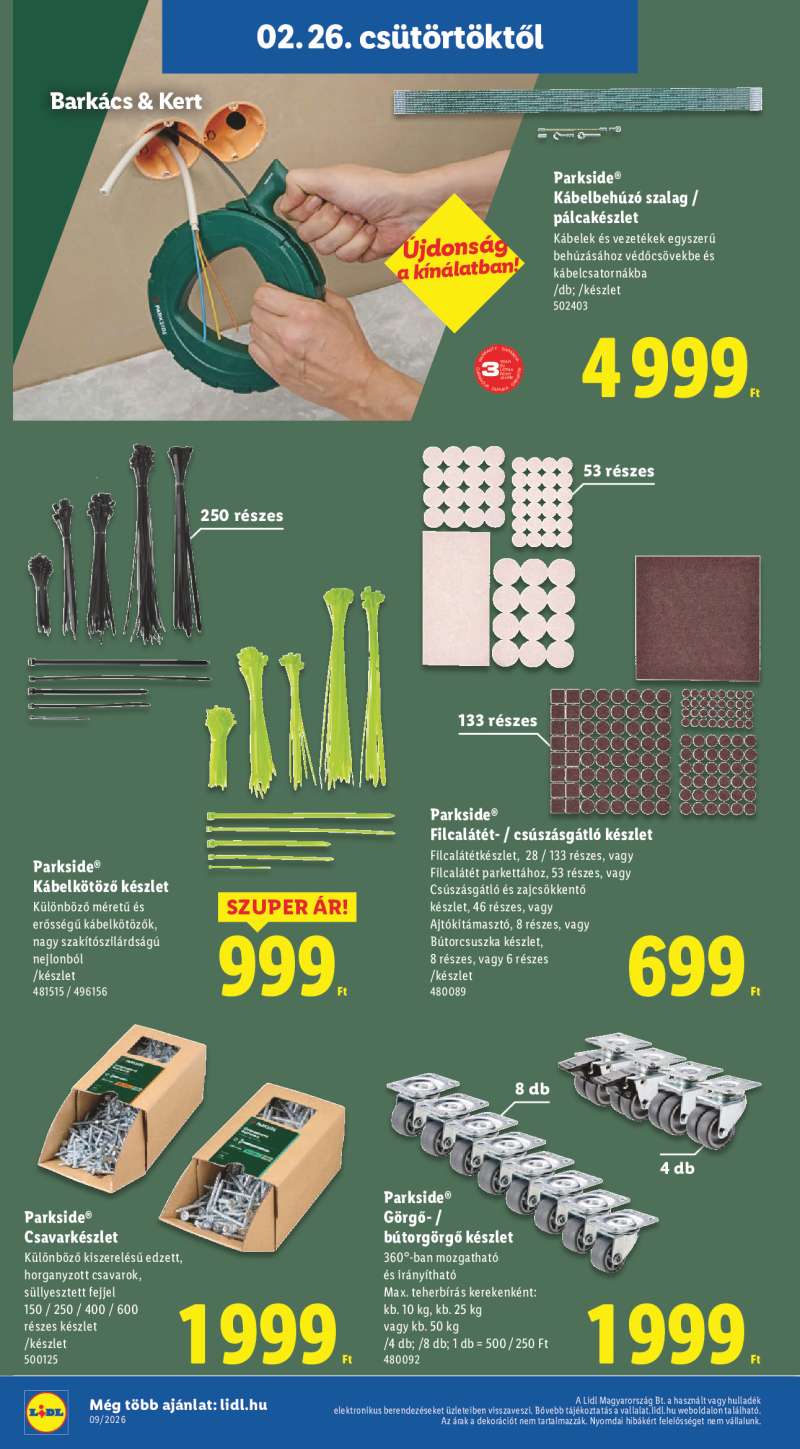 Lidl Akciós Újság 40 oldal