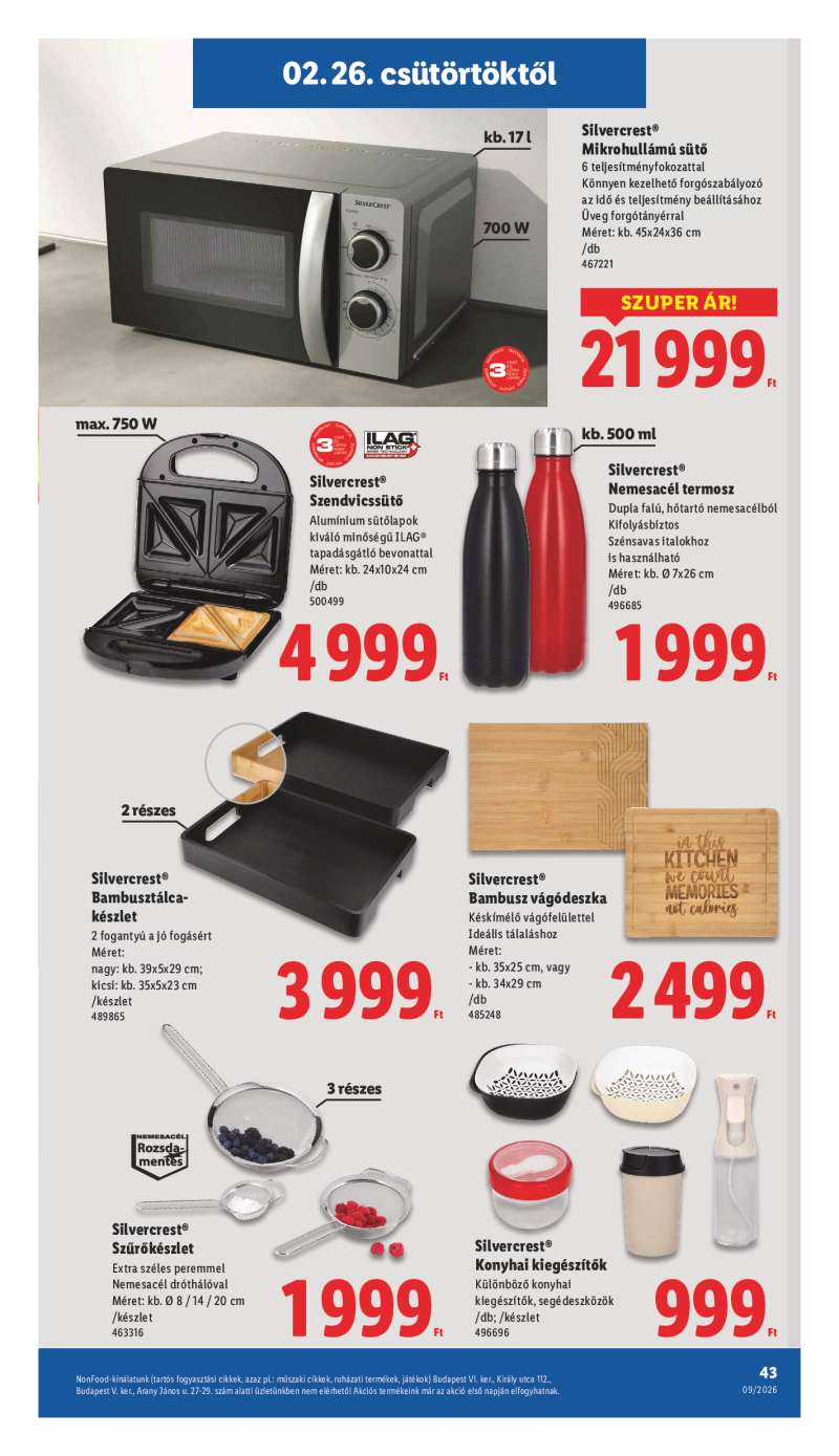 Lidl Akciós Újság 43 oldal