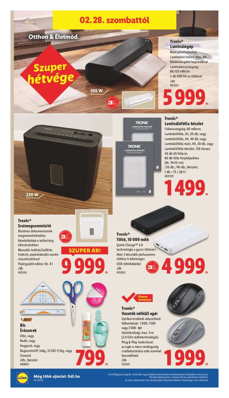 Lidl Akciós Újság 48 oldal