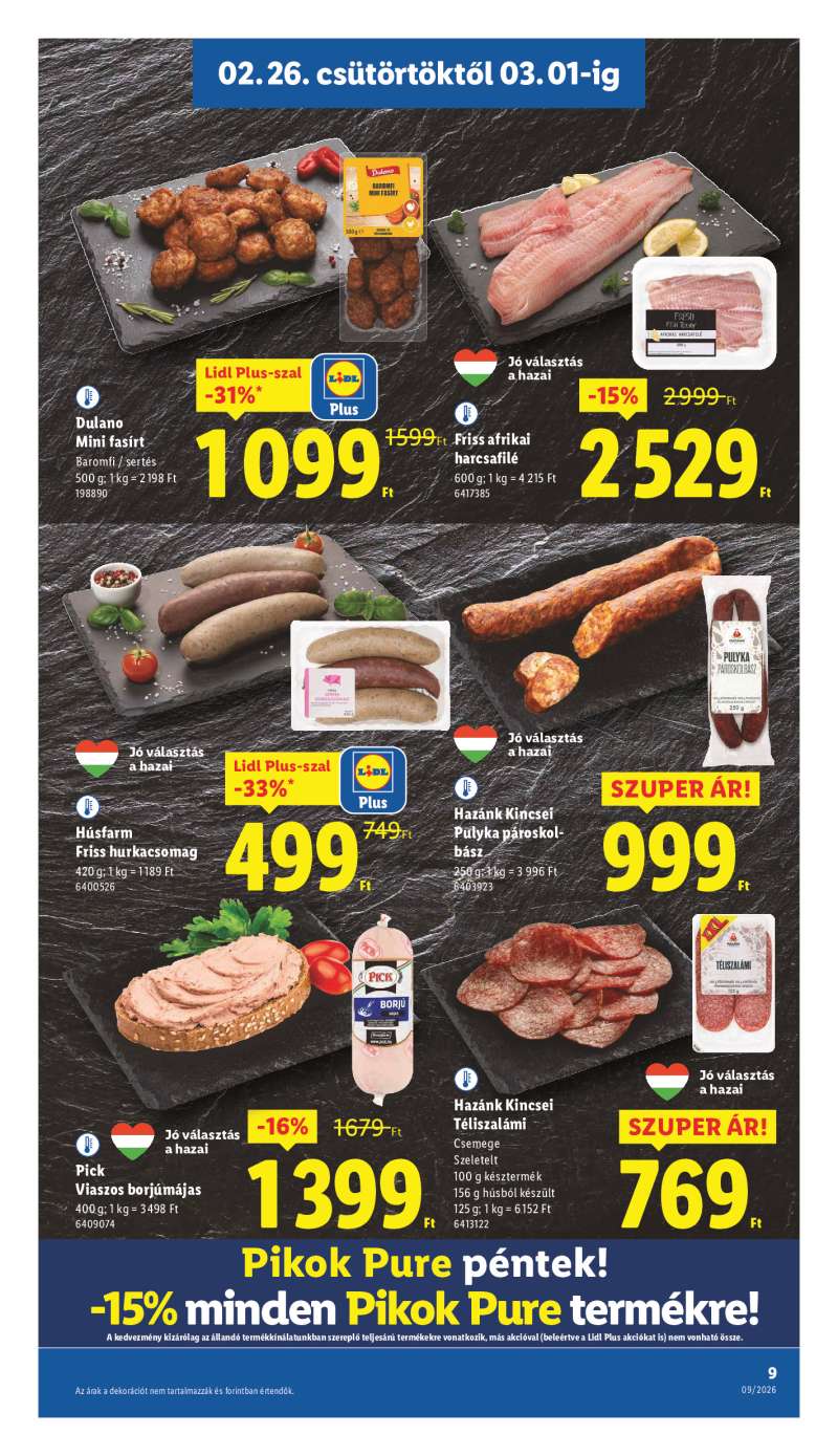 Lidl Akciós Újság 9 oldal