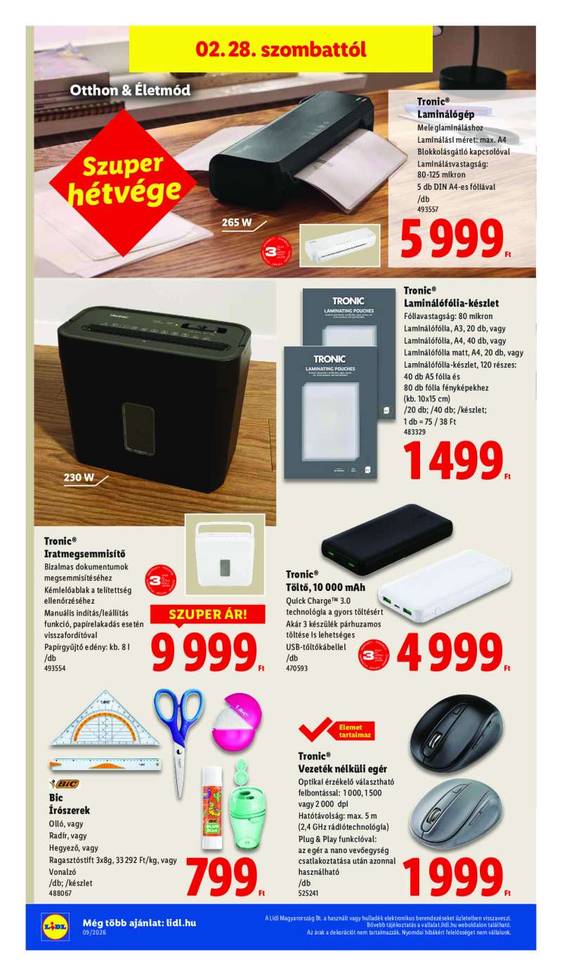 Lidl Non Food 12 oldal