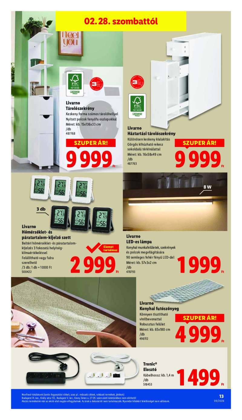 Lidl Non Food 13 oldal