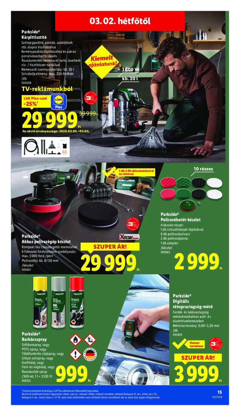 Lidl Non Food 15 oldal