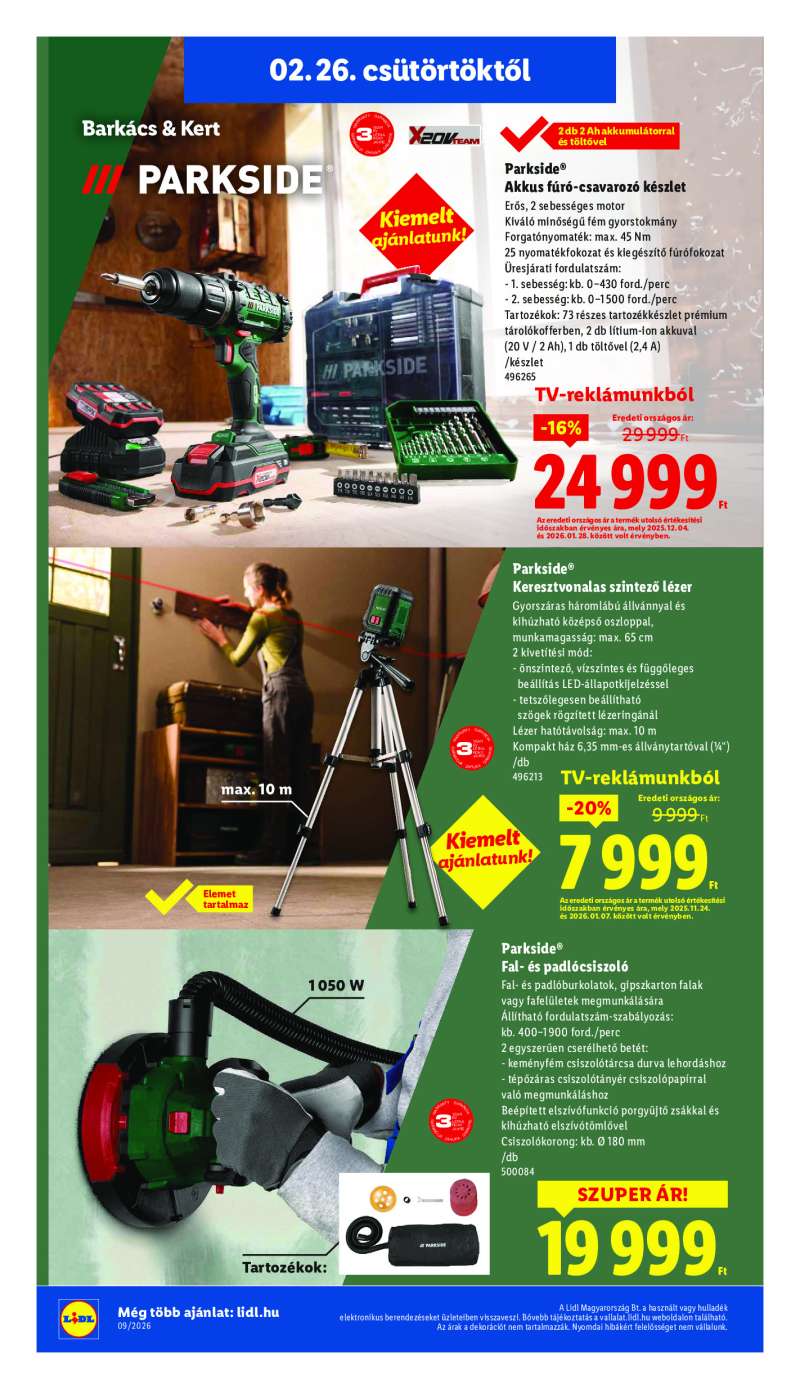 Lidl Non Food 2 oldal