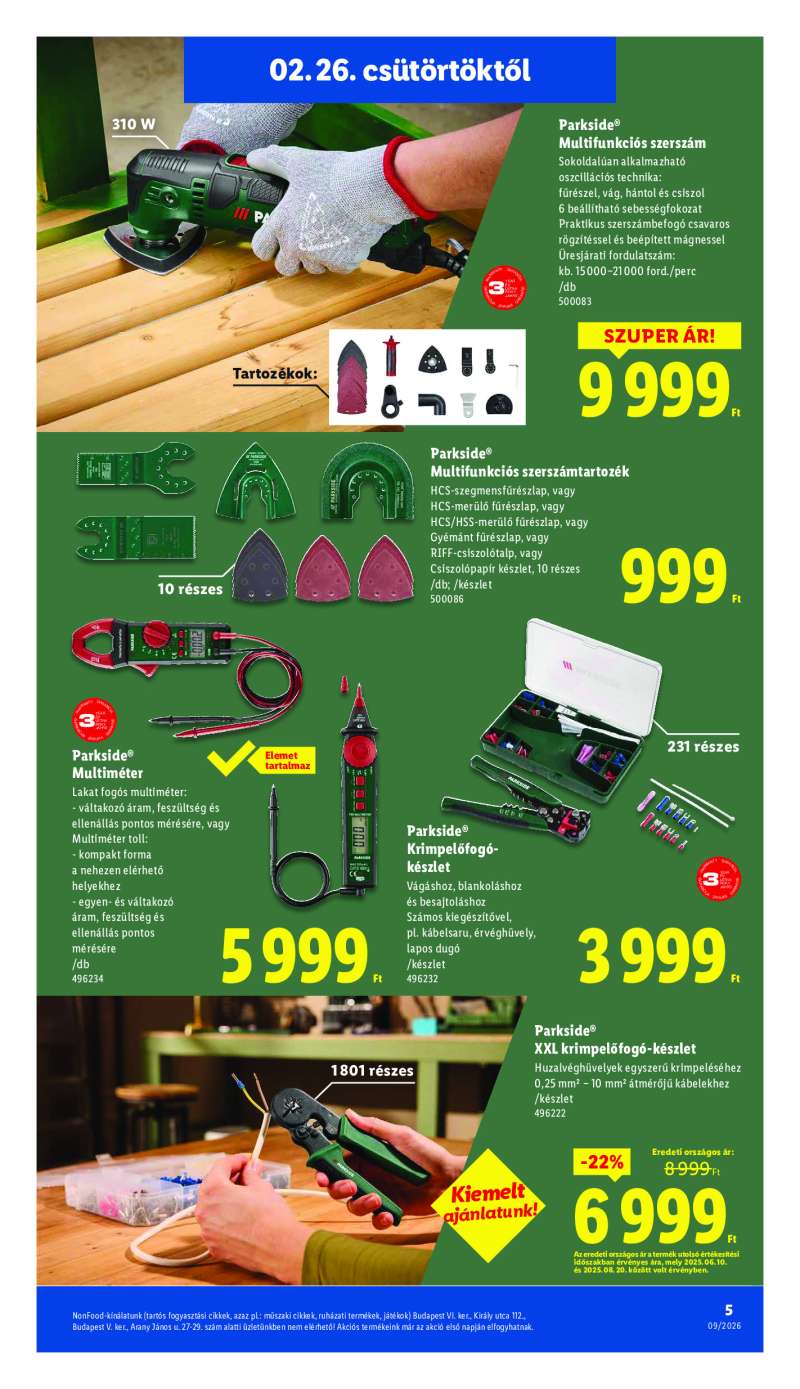 Lidl Non Food 5 oldal