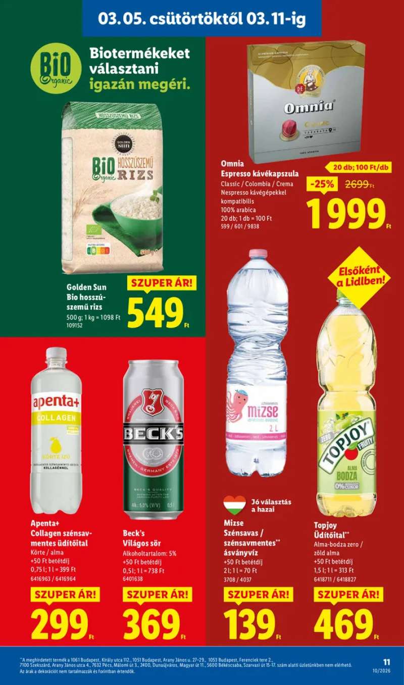 Lidl Akciós Újság 2026.03-05-től 11 oldal