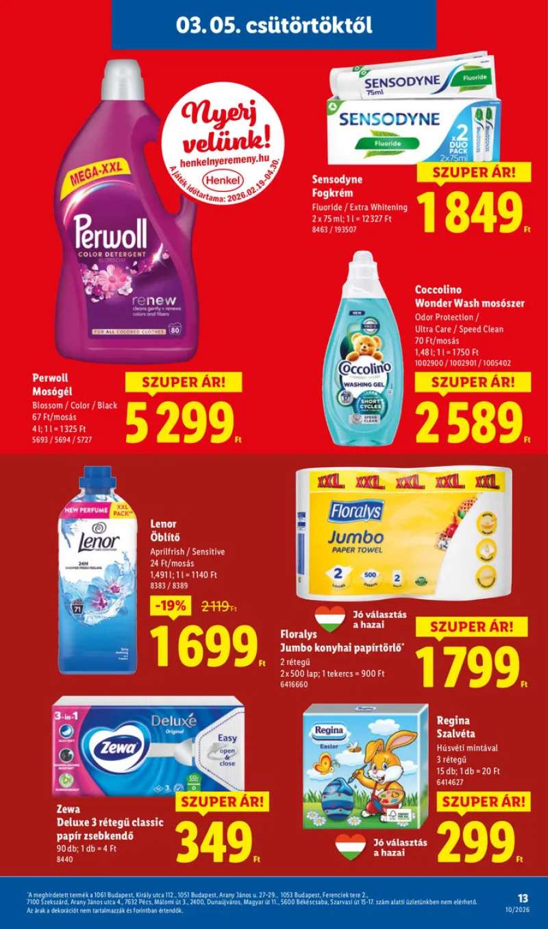 Lidl Akciós Újság 2026.03-05-től 13 oldal