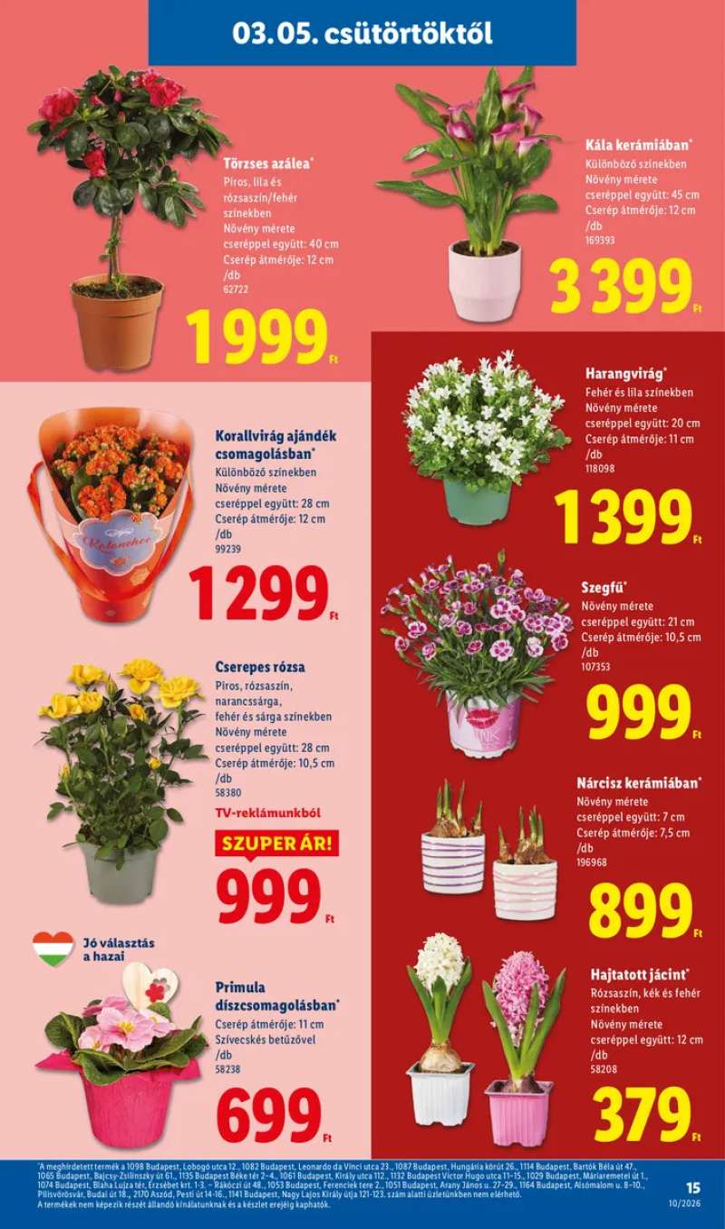 Lidl Akciós Újság 2026.03-05-től 15 oldal
