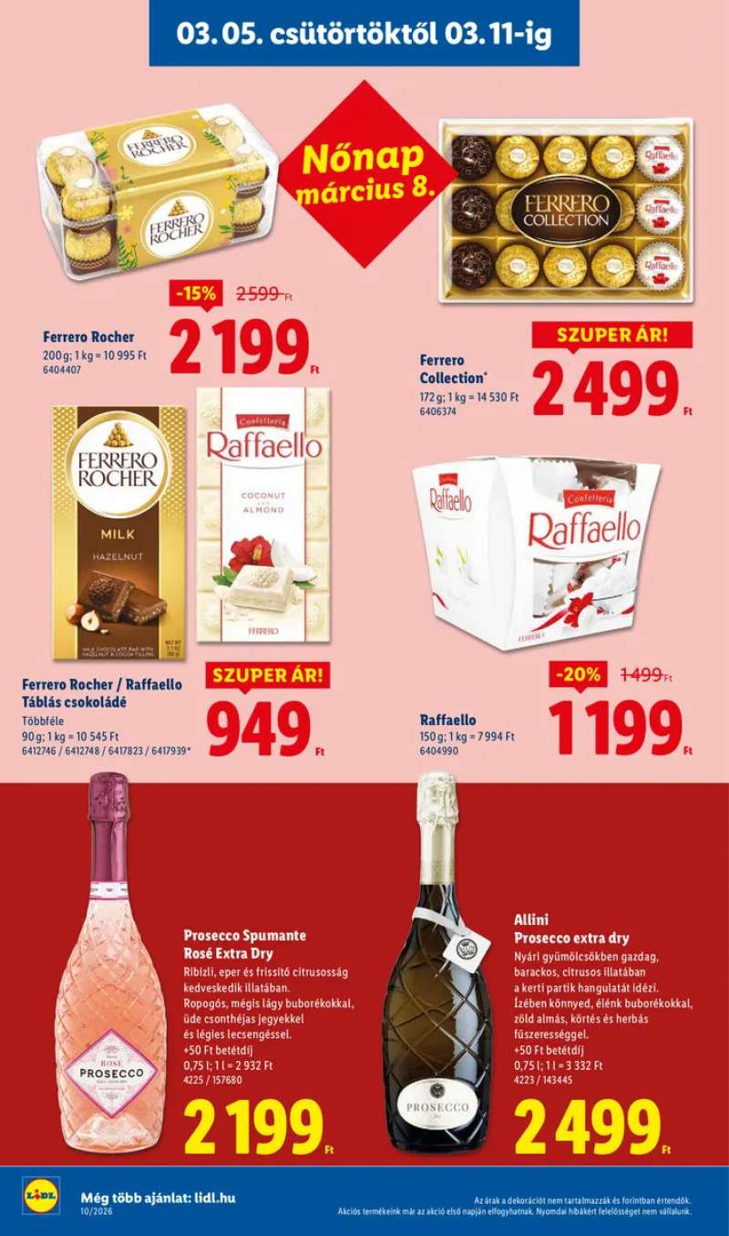 Lidl Akciós Újság 2026.03-05-től 16 oldal