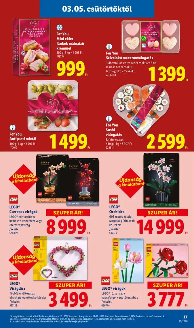 Lidl Akciós Újság 2026.03-05-től 17 oldal