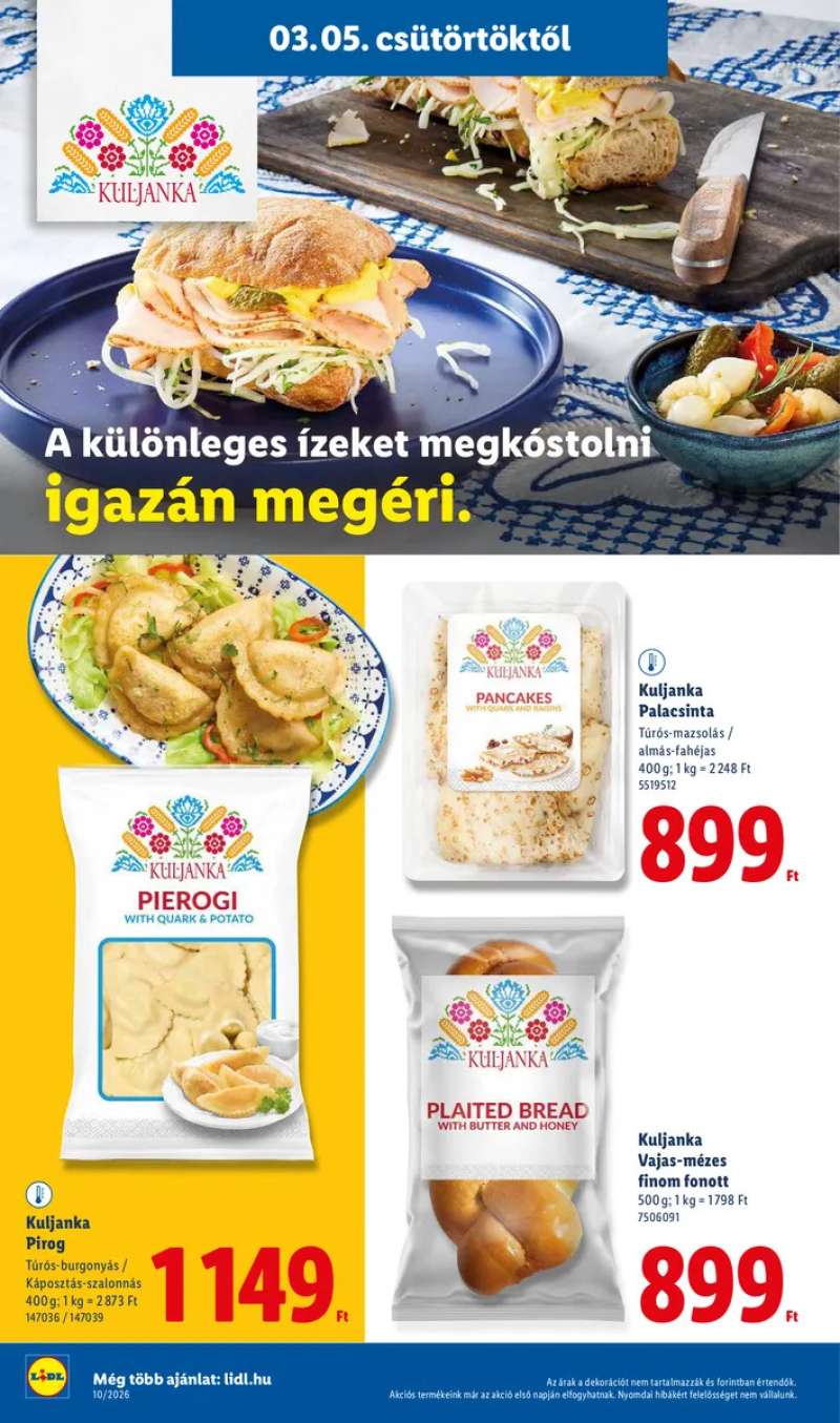 Lidl Akciós Újság 2026.03-05-től 18 oldal