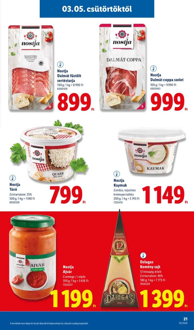 Lidl Akciós Újság 2026.03-05-től 21 oldal