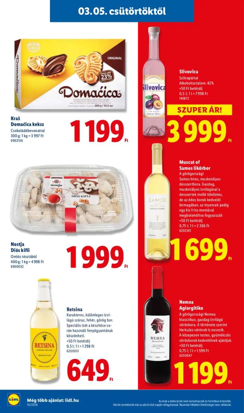 Lidl Akciós Újság 2026.03-05-től 22 oldal