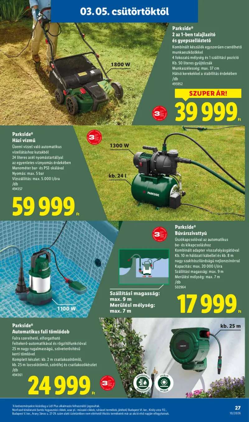 Lidl Akciós Újság 2026.03-05-től 27 oldal